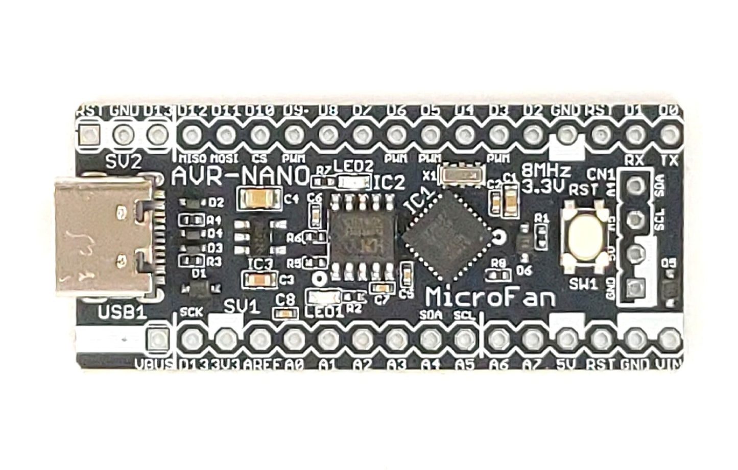 AVR-NANO (ATmega328P NANO R3 準拠, 3.3V 8MHz)