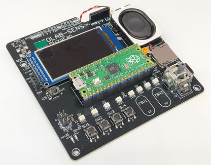 PICOLAB-SENS (実験用多機能拡張ボード: Raspberry Pi PICO/PICO W対応)