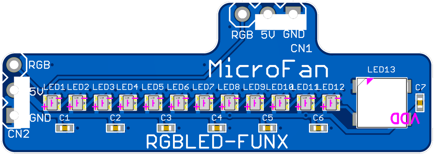 RGBLED-FUNX (WS2812B x(12+1))