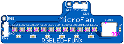 RGBLED-FUNX (WS2812B x(12+1))