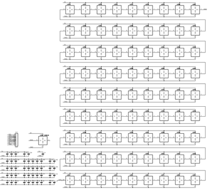 RGBMATRIX-FUNX (9x9ドットマトリックス WS2812B x(81+1))