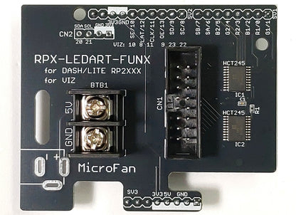 RPX-LEDART-FUNX TRYGEAR用HUB75拡張ボード