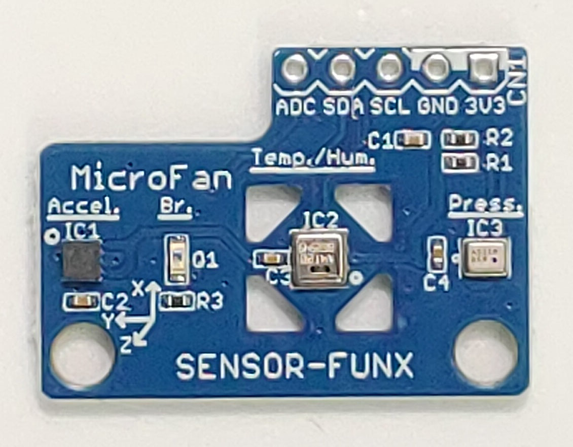 SENSOR-FUNX (気温、湿度、気圧、加速度、明るさセンサー)