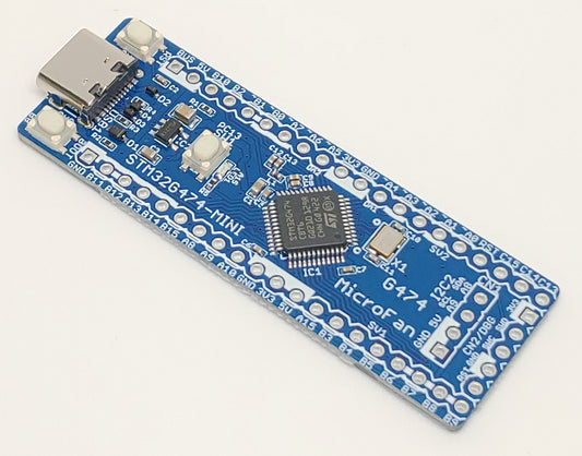 STM32G474-MINI ( STM32G474CBT6, ARM Cortex-M4, 170MHz, 128KFlash, 128KRAM) 開発ボード Type-C USBコネクタ
