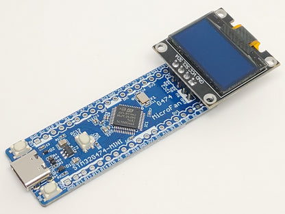 STM32G474-MINI ( STM32G474CBT6, ARM Cortex-M4, 170MHz, 128KFlash, 128KRAM) 開発ボード Type-C USBコネクタ