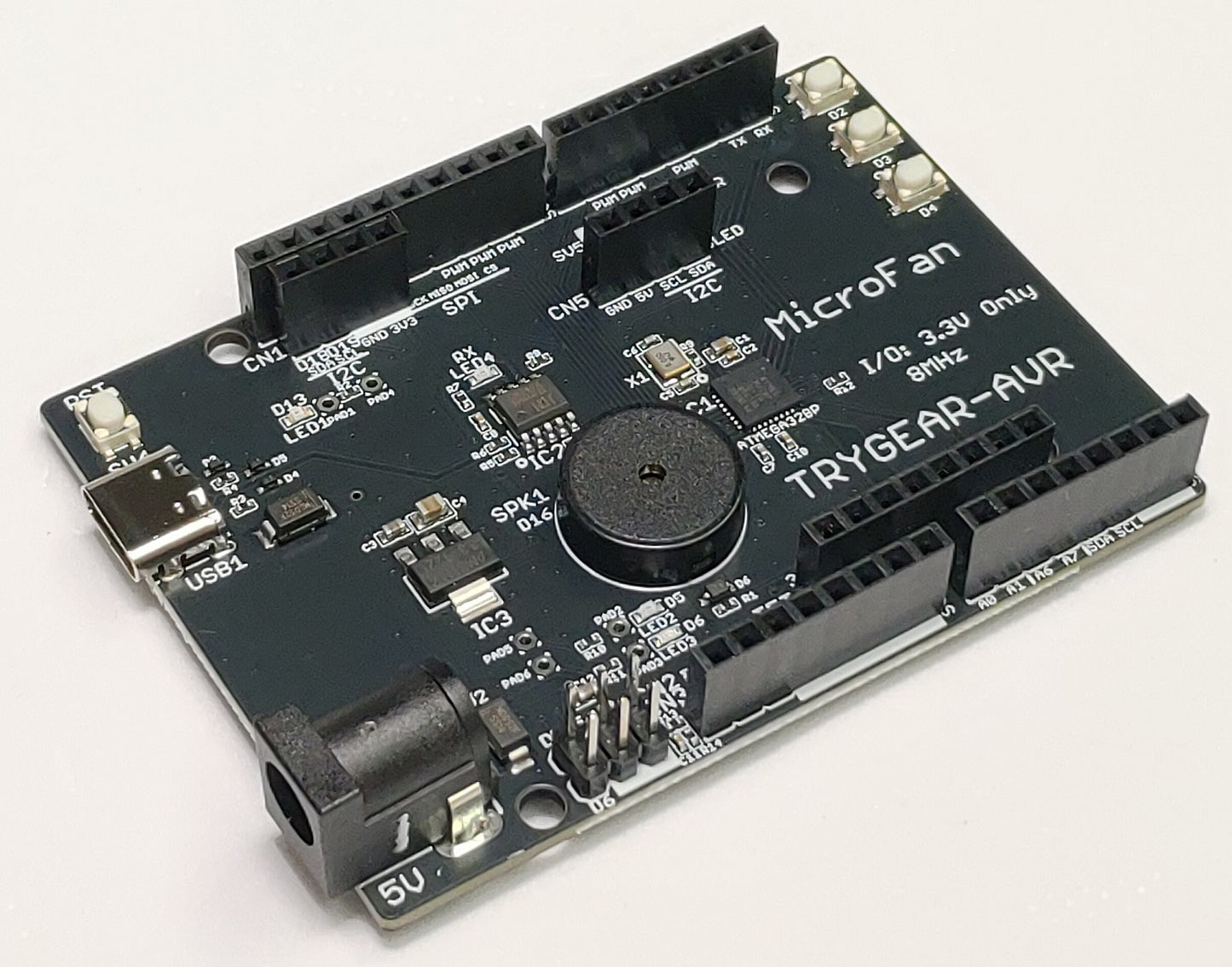 TRYGEAR-AVR (ATmega328P UNO R3 準拠, 3.3V 8MHz)