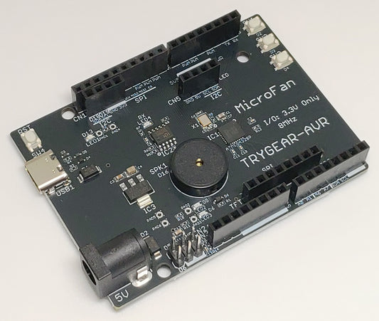 TRYGEAR-AVR (ATmega328P UNO R3 準拠, 3.3V 8MHz)