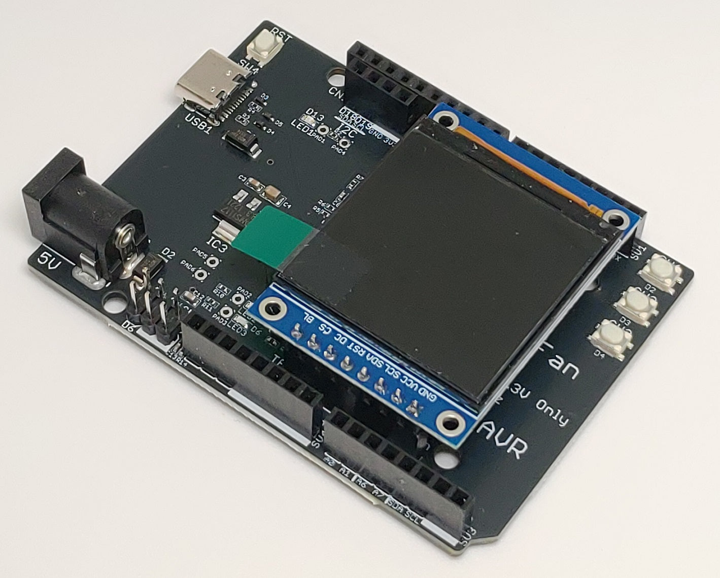 TRYGEAR-AVR (ATmega328P UNO R3 準拠, 3.3V 8MHz)