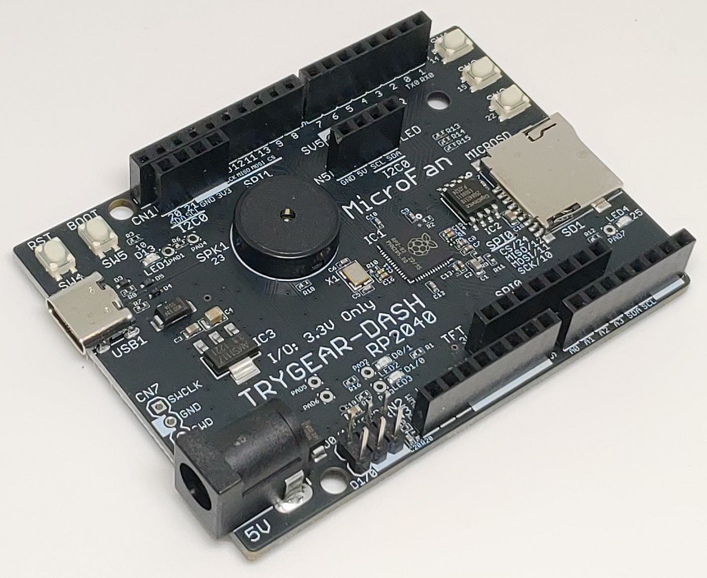 TRYGEAR-DASH-RP2040 (RP2040, Dual ARM Cortex-M0+ 8MB Flash)