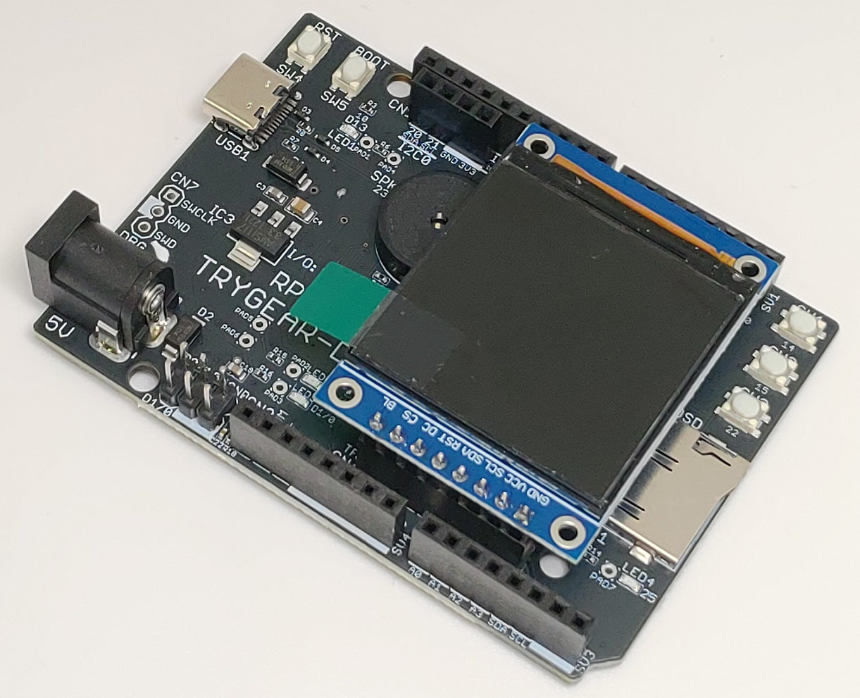TRYGEAR-DASH-RP2350A (RP2350A, Dual ARM Cortex-M33 8MB Flash)