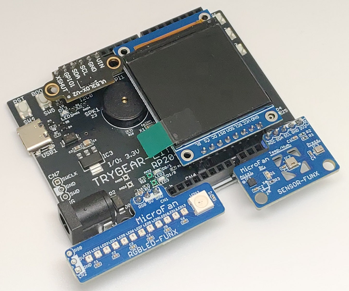 TRYGEAR-LITE-RP2040 (RP2040, Dual ARM Cortex-M0+ 4MB Flash)