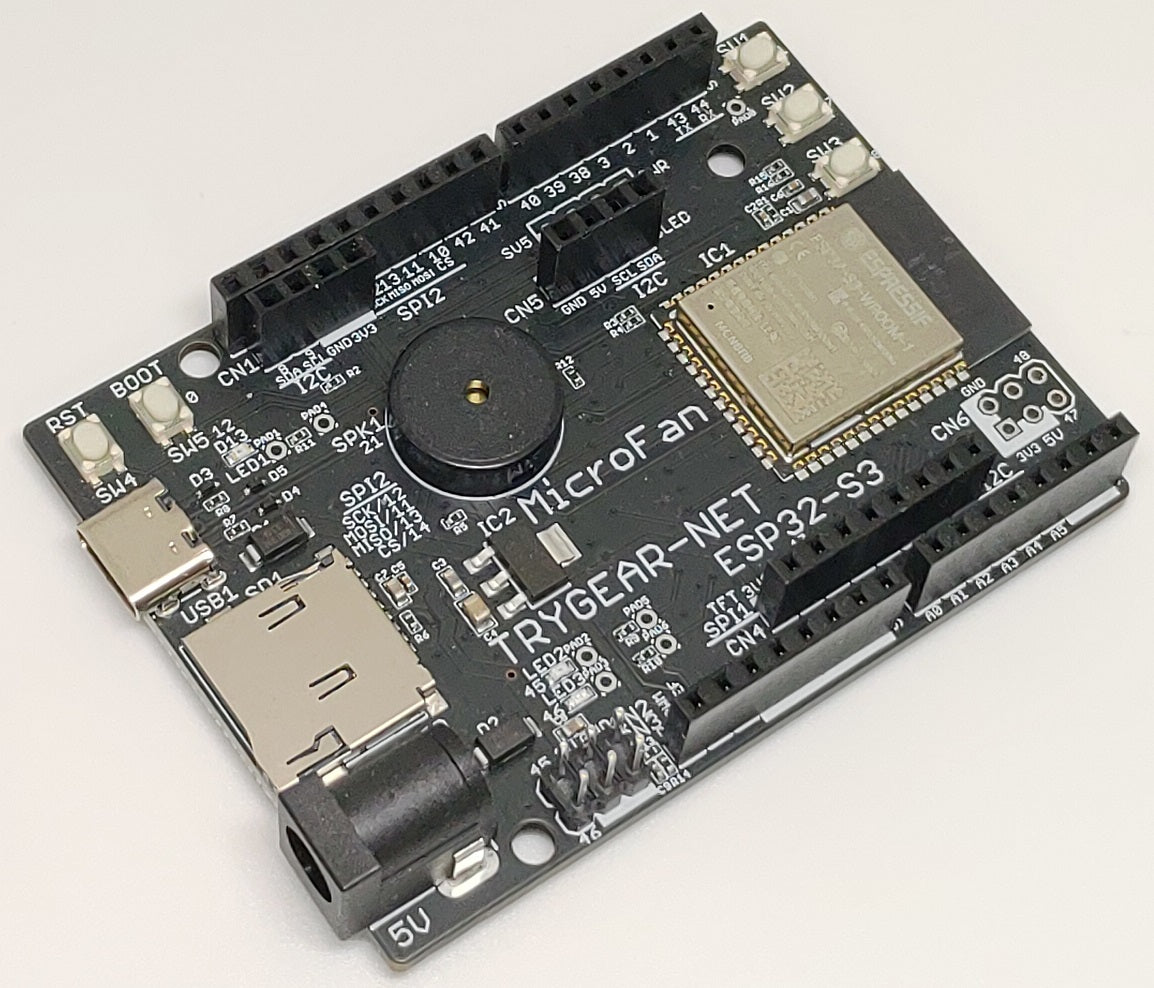 TRYGEAR-NET-ESP32-S3 (ESP32-S3-WROOM-1, 8MFLASH, 8MPSRAM) 技適取得済