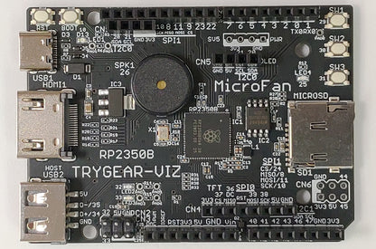 TRYGEAR-VIZ-RP2350B (RP2350B, Dual ARM Cortex-M33 16MB Flash)