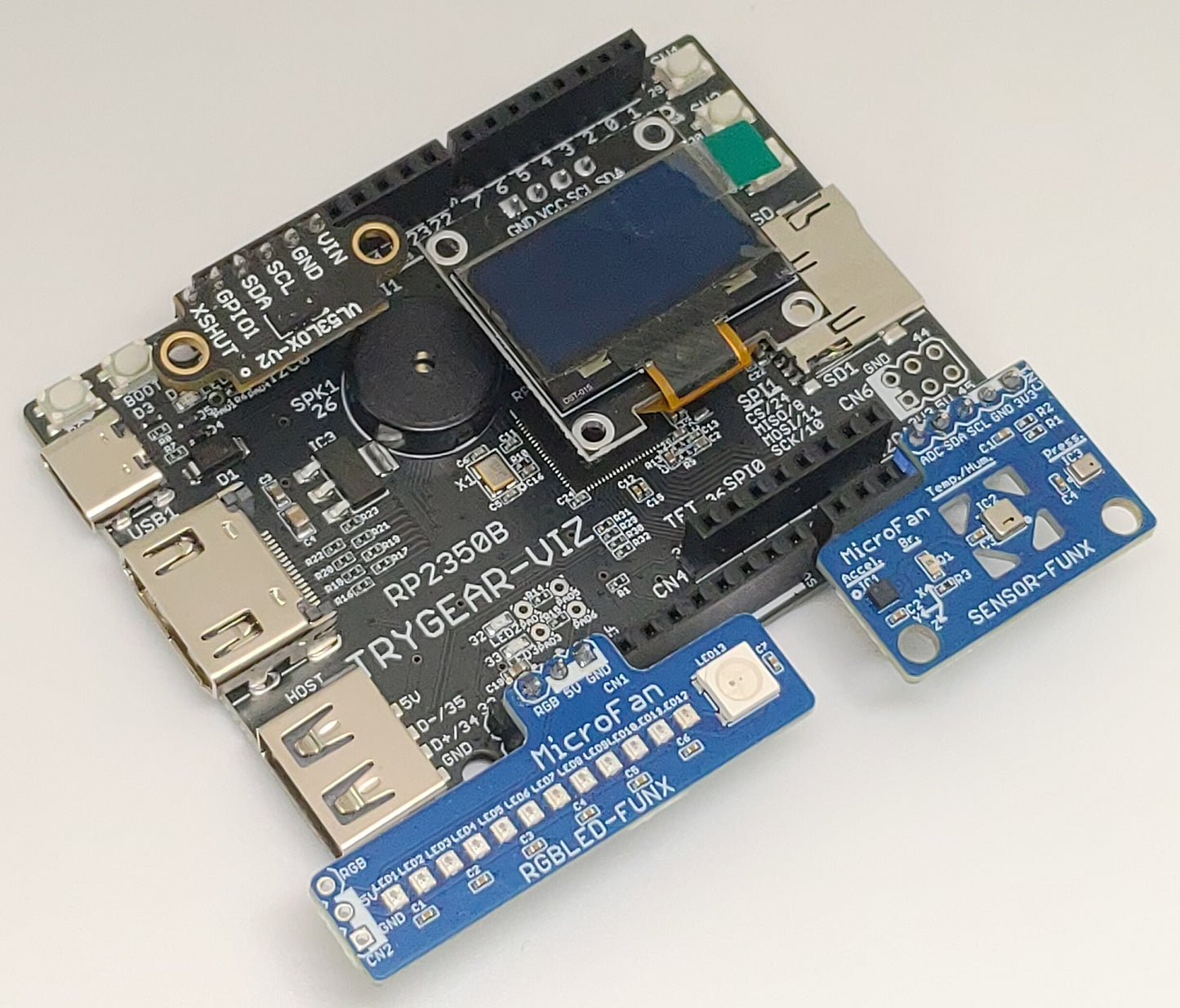 TRYGEAR-VIZ-RP2350B (RP2350B, Dual ARM Cortex-M33 16MB Flash)