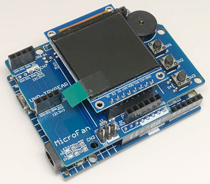 UNO-TRYGEAR-STACK (UNO R3/R4->TRYGEAR化シールド)