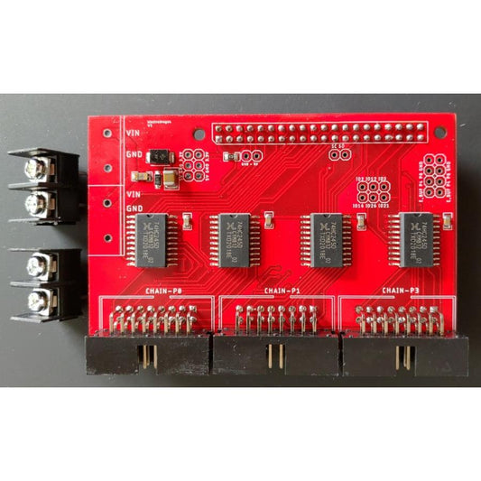 ラズベリーパイ用 RGB LEDマトリックスパネルアダプタV2
